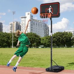 7.2ft - 8.5ft Height Basketball Stand, Portable Basketball Hoop System, with Wheels, New in Box 