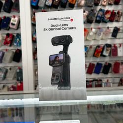 Dual lens 8k gimbal camera