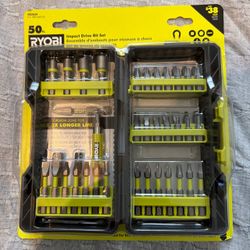 Ryobi 50-Piece Impact Drive Bit Set