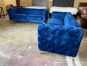 velvet sofas sets 2 pieces