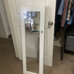 Jewelry Mirror (It has two flaws in the mirror. But it doesn't Problem) Tall 46 and 15 Wide 