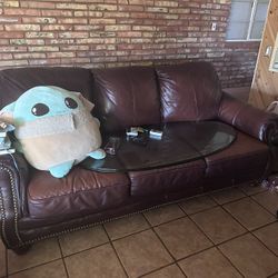 Moving Sale!!! Leather Couch