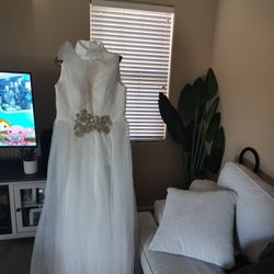 Wedding Dress With Side Split 