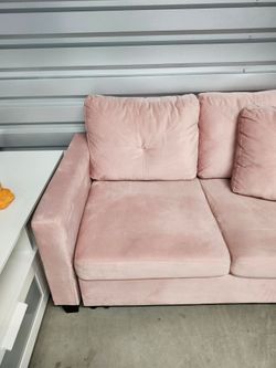 Pink sleeper with storage