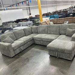 BRAND NEW CONVERTIBLE SECTIONAL SOFA SET $899