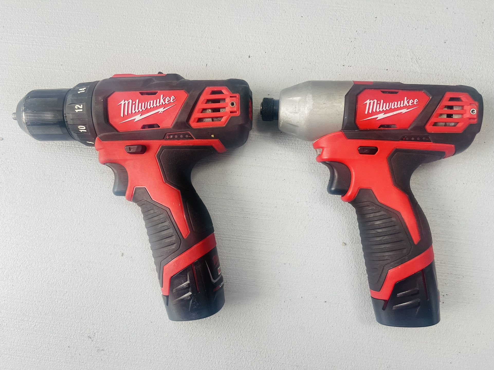 M12 12V Lithium-Ion Cordless Drill Driver/Impact Driver Combo Kit with Two 1.5Ah Batteries and Charger