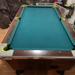 Large Bar Style Pool Table 