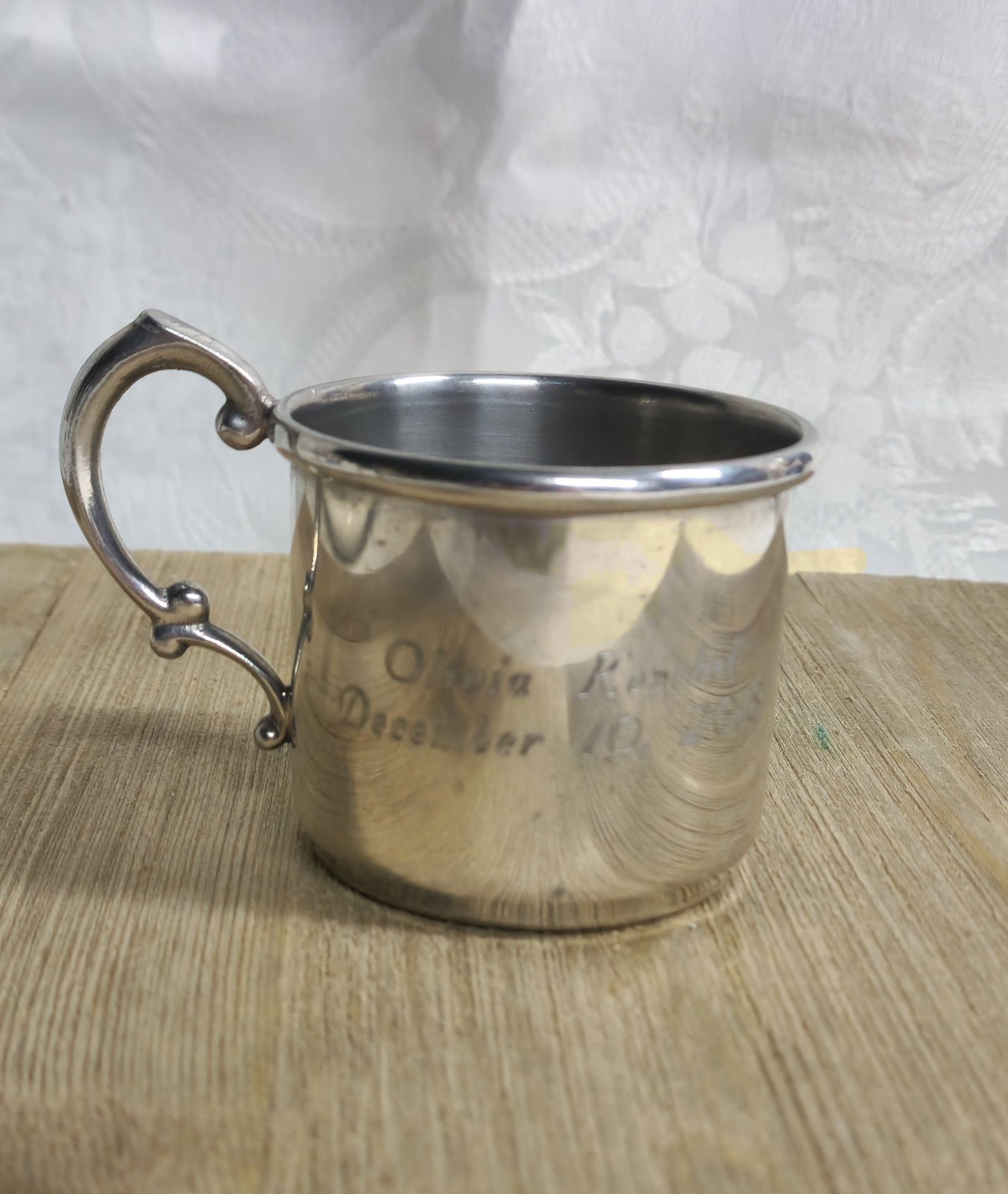 Sheffield Mint Baby Cup Hand Crafted Pewter Made In England - OLIVIA KIM December 10, 2018