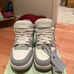 off white out of office ooo low top grey