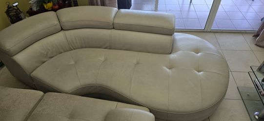 Free leather sectional