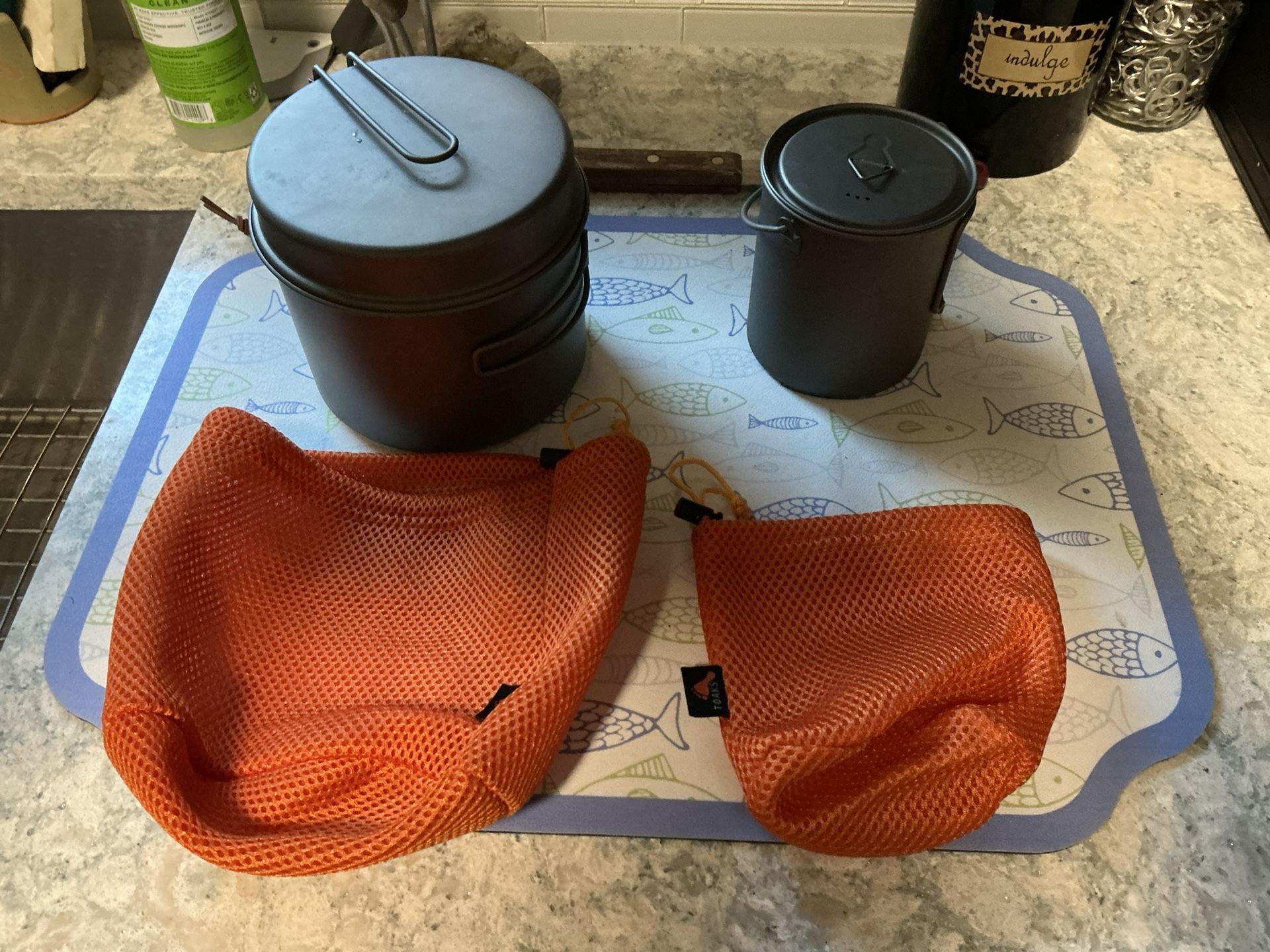 Toaks Titanium Camping Cookware Set 