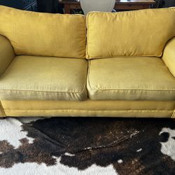Yellow Sofa Bed