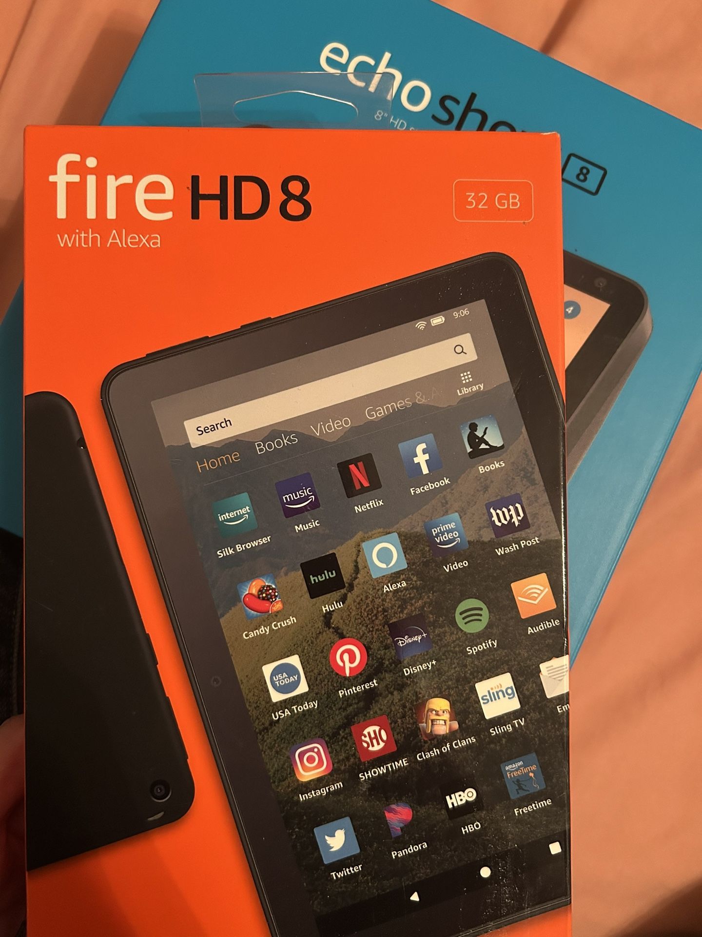 Amazon fire HD 8 Tablet With Alexa