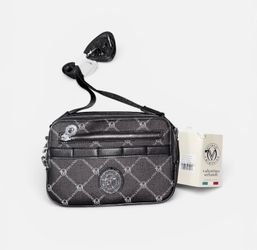 Valentino Orlandi Black Crossbody Purse NWT Designer Handbag