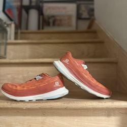Save $87 - Salomon UltraGlide Trail Running & Hiking Shoes, Orange, Women’s 7.5US