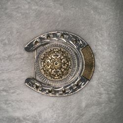 Belt Buckle Silver And Gold