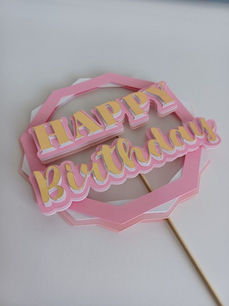 Birthday Cake Topper