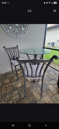 Table and chairs