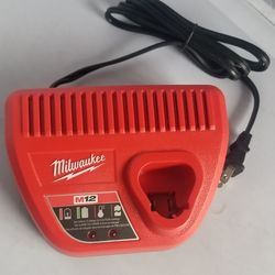 Milwaukee M12 Battery Battery Charger ONLY Cat No. 48-59-2401, 120V, 60 Hz, 12V