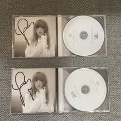 Signed Taylor Swift The Tortured Department CD + Heart Version