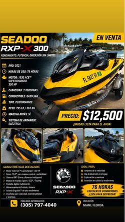 🔥 2021 SEA-DOO RXP-X 300 — FOR SALE 🔥