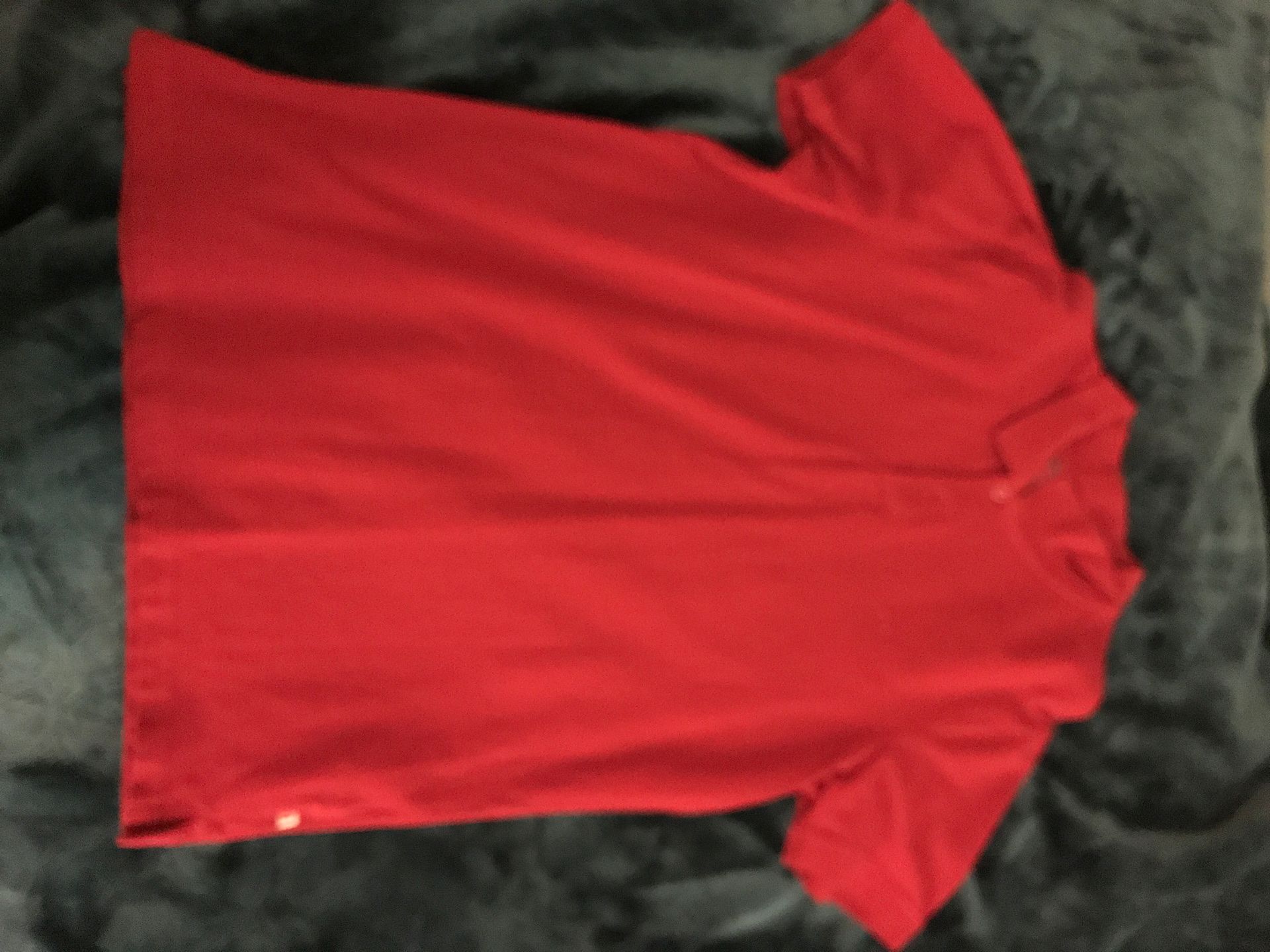 Red Polo Shirt, Size L Men