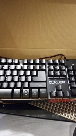 Gaming keyboard + mouse