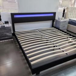 KING platform bed frame come NEW IN BOX, mattress sold separately