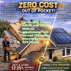 Solar Go Through Us Absolute Energy With No Cost Up Front