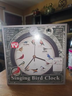 🧚♀️ NEW Singing Bird Clock 25th Anniversary Edition. Light Sensor So It Won't Play At Night