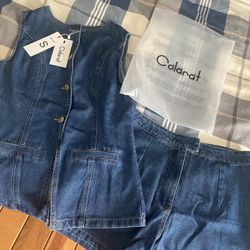 2 Piece Denim outfit