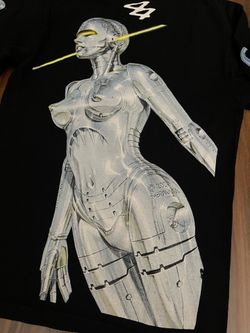 Lewis Hamilton +44Sorayama Man vs Machine L/S Tee Size XS Black Plus 44 World