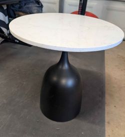 Black & Marble side table