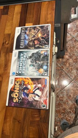 3- Wii games