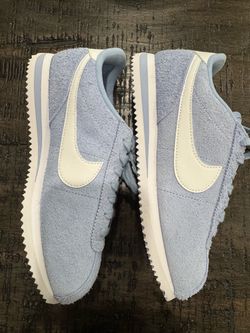 New Nike Cortez Baby Blue Suede Shoes