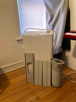 Moving Sale -- Mattress,  Bed Frame,  Arm Chair,  Home Gym,  Portable AC  (Evanston)