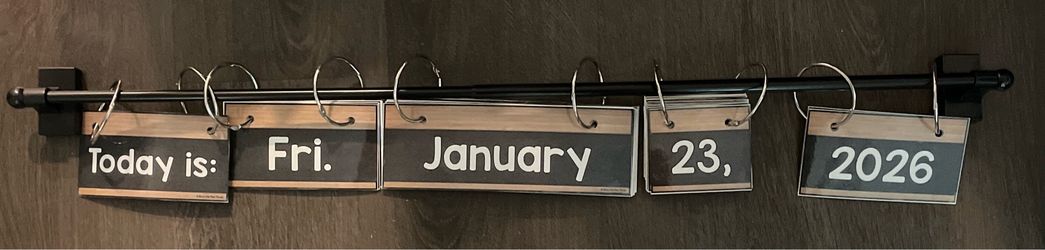 Magnetic Flip Calendar