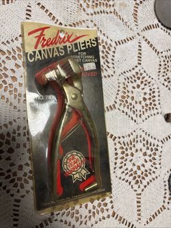 New vintage canvas pliers