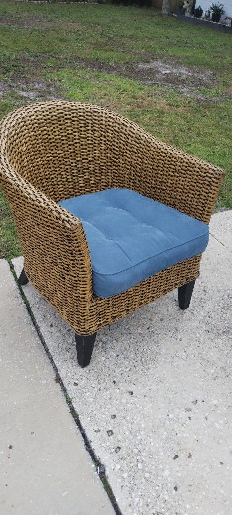 Pier One Imports Rattan Captain Chair