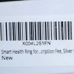 Smart Health Ring, Size sliver #9