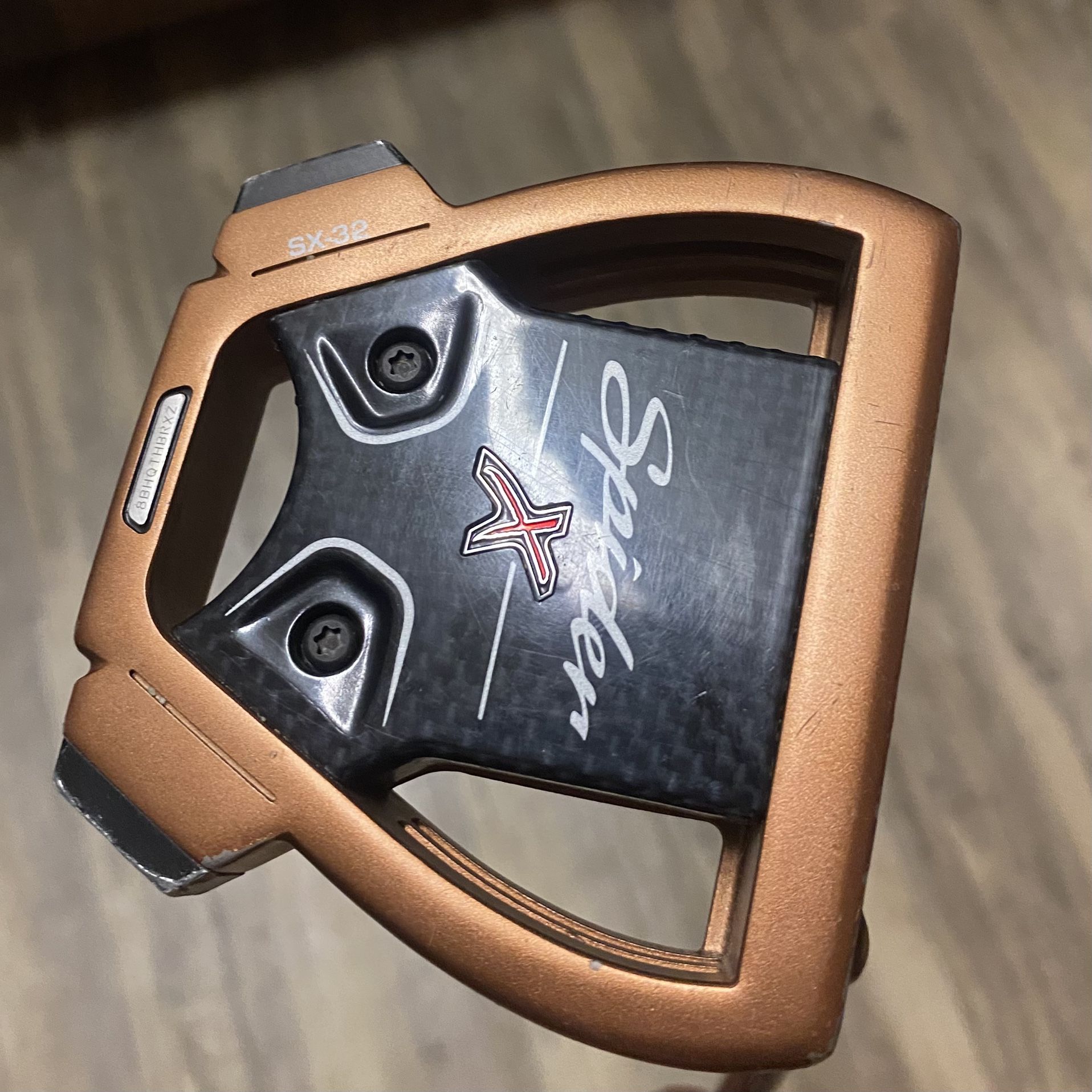 Taylormade Spider X SX-32 Copper Mallet Putter KBS Tour Shaft Super Stroke Grip