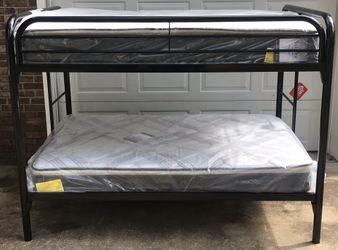 Full Size Bunk Bed with Mattresses