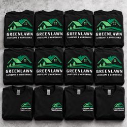Custom Tshirt Printing, Business Logo, Custom Shirts, Work Shirts, construction, Landscape