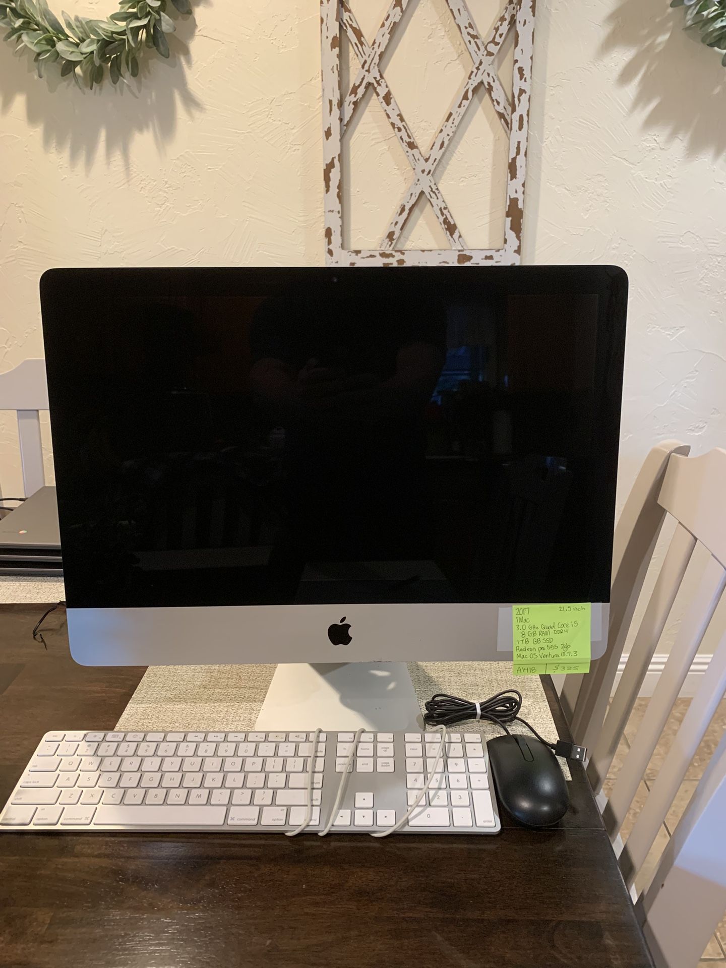 Apple iMac 2017 with Ventura Mac OS Ventura and 2GB Graphics 