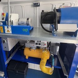 New 12V Hydraulic Hose Making Complete Mobile System.