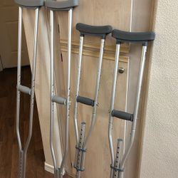 2sets Of Crutches 