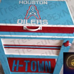 Houston Oilers Custom Cooler 