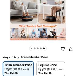 FOOT MASSAGER WITH HEAT AIR COMPRESSION DEEP KNEADING THERAPY w REMOTE CONTROL