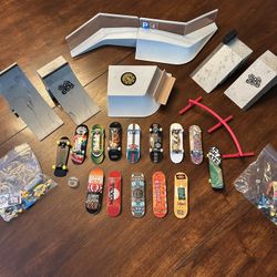 Tech Deck Fingerboards, Ramps, Parts