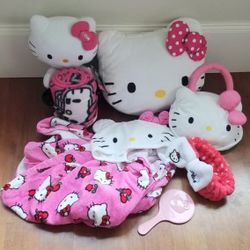 Hello Kitty NFL Blanket Pillow Bag Coverup Headband Mirror 50